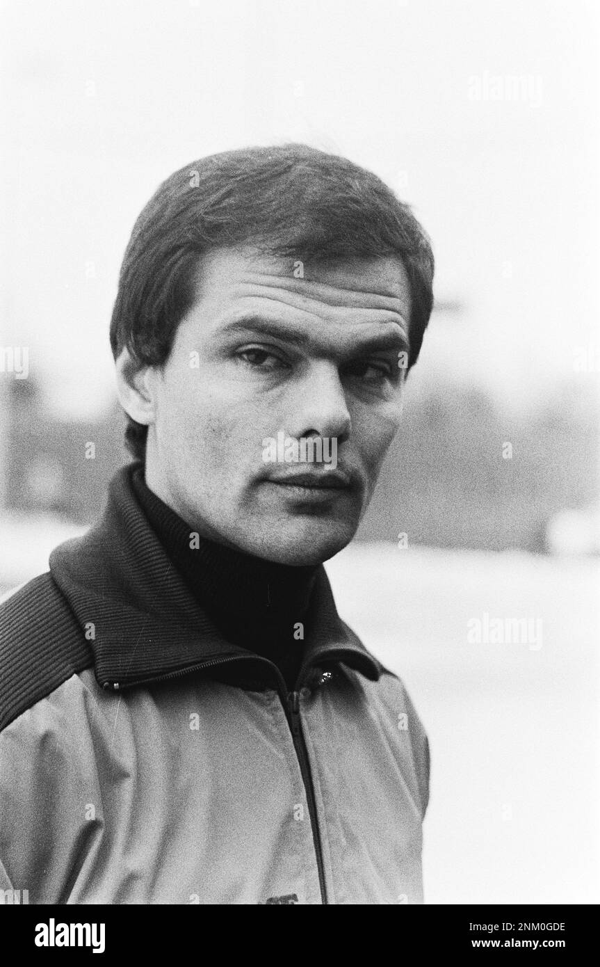 Niederländische Geschichte: Niederländische Eiskunstlauf-Meisterschaften für Frauen in Den Haag. Damentrainer ab Krook Ca. 6. Januar 1980 Stockfoto