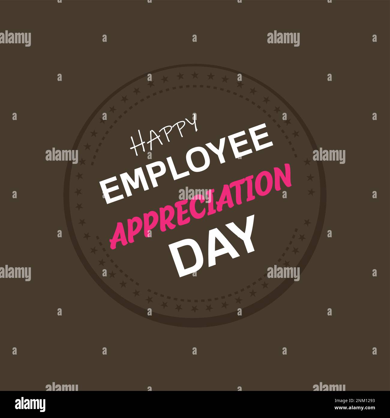 Happy Employee Dankbarkeit Day, Mitarbeiter des Monats Stock Vektor