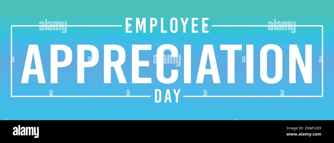 Happy Employee Dankbarkeit Day, Mitarbeiter des Monats Stock Vektor