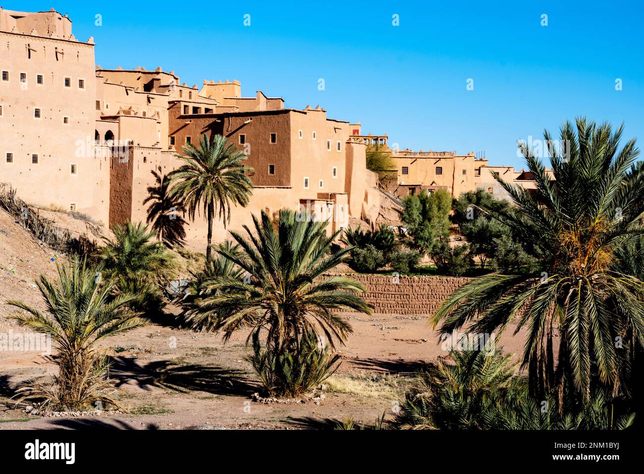 Afrika, Marokko, Südmarokko, Ouarzazate, Kasbah Taourirt Stockfoto