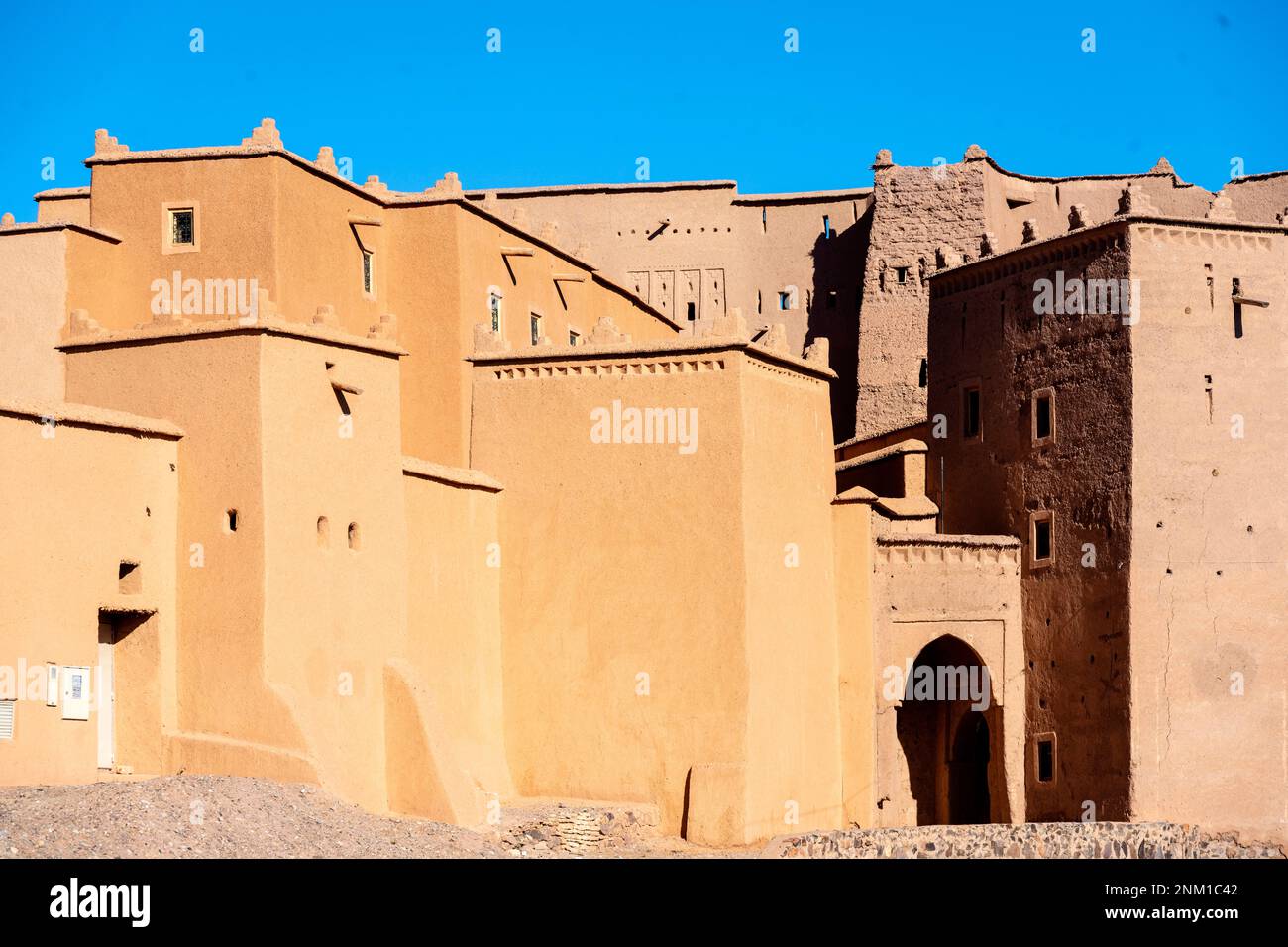 Afrika, Marokko, Südmarokko, Ouarzazate, Kasbah Taourirt Stockfoto