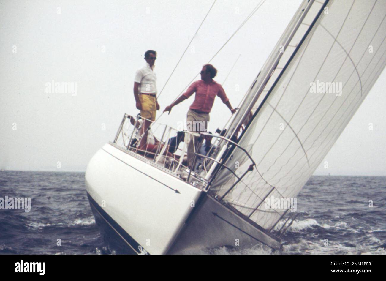 1970er Sailing Photos Teilnehmer am AnnapolisNewportRennen
