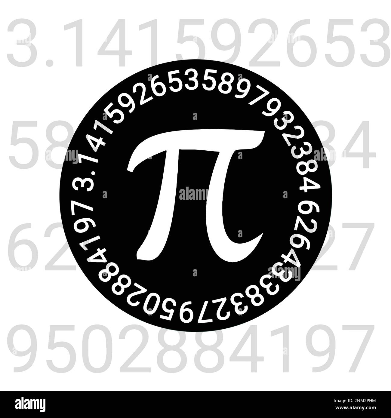 Happy PI Day, 14. märz, Symbol der Pythagoras Mathematical Numbers series ( 3,14 3,14 3/14 ). Formel für vektormathematiksymbol oder Bannerverhältnisse Buchstaben Stock Vektor