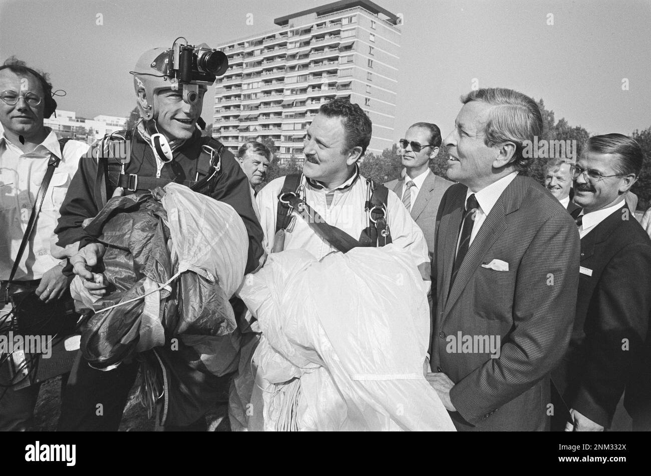 Prinz Claus eröffnet neues Hewlett Packard Amstelveen Hauptquartier ca. 1985 Stockfoto