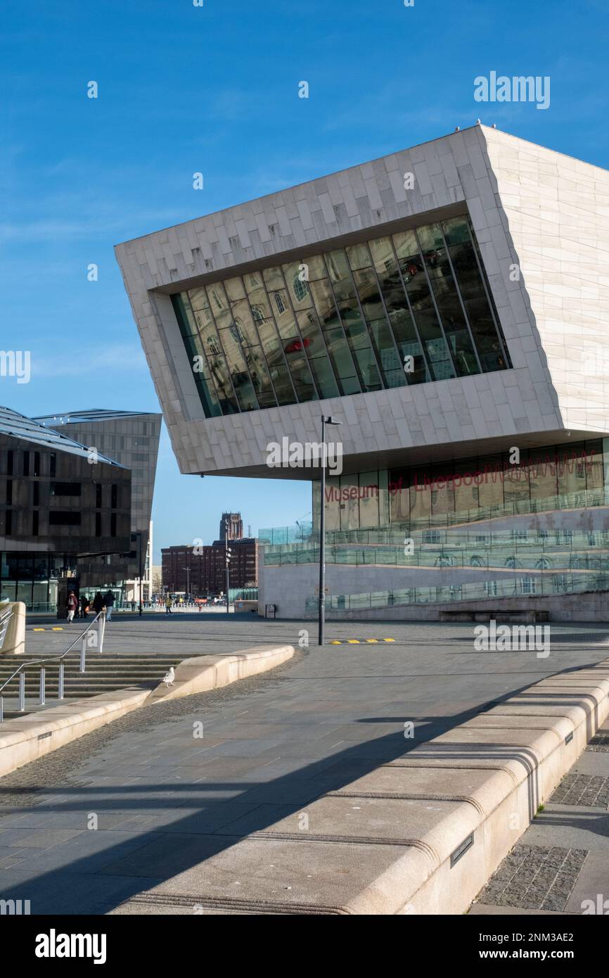 Museum of Liverpool und The Waterfront, Liverpool, Großbritannien Stockfoto
