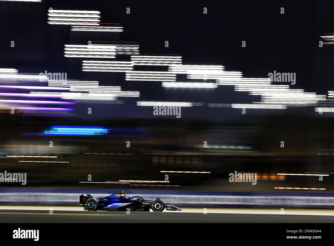 Logan SarSergeant (USA) Williams Racing FW45. Formula One Testing, Day Two, Freitag, 24. Februar 2023. Sakhir, Bahrain. Stockfoto