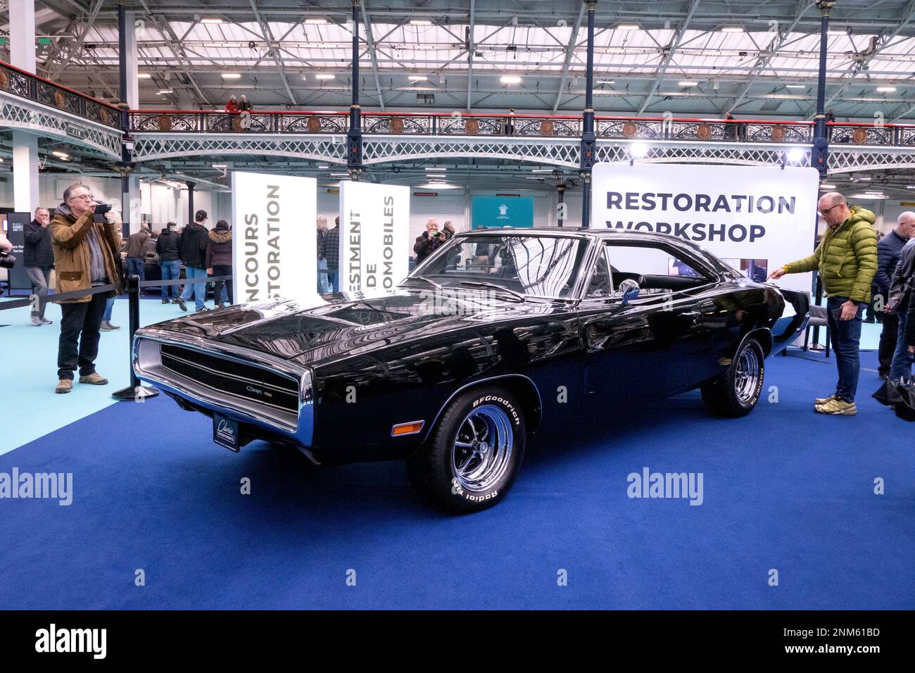 Die London Classic Car Show 2023 im Olympia London Stockfoto