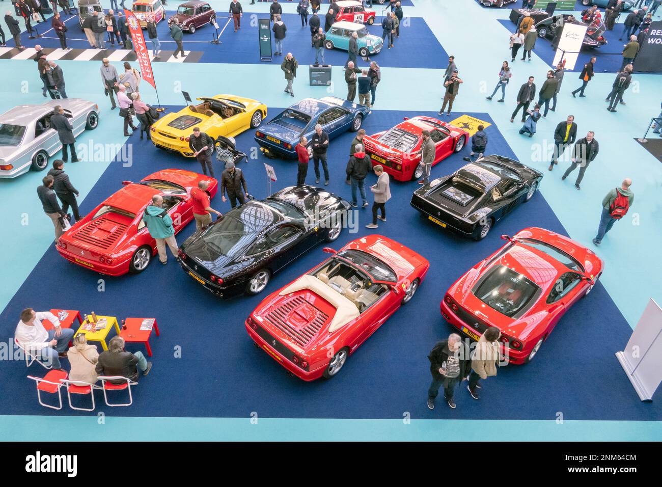 Die London Classic Car Show 2023 im Olympia London Stockfoto