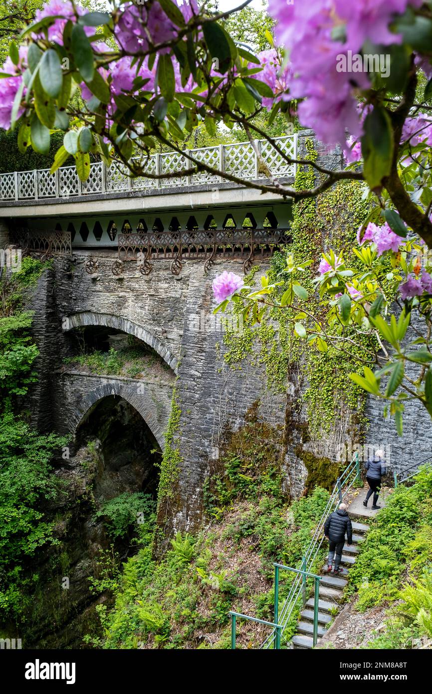 Devil's Bridge,, Pontarfynach, Wales Stockfoto