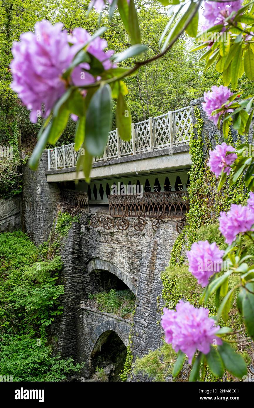 Devil's Bridge,, Pontarfynach, Wales Stockfoto