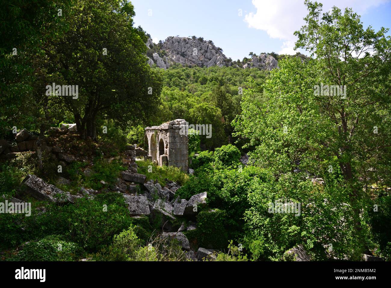 Die antike Stadt Termessos in Antalya, Türkei. Stockfoto