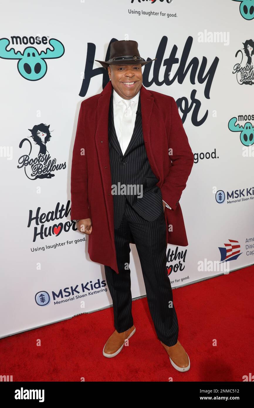 TV-Moderator Tyrone Jackson besucht Healthy Humor's Bash bei Bootsy's in West Hollywood Stockfoto