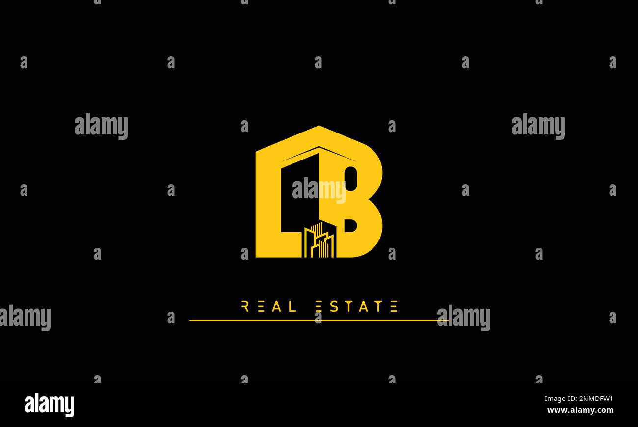 Immobilienbriefe Initialen Monogramm Logo CB , BC Stock Vektor