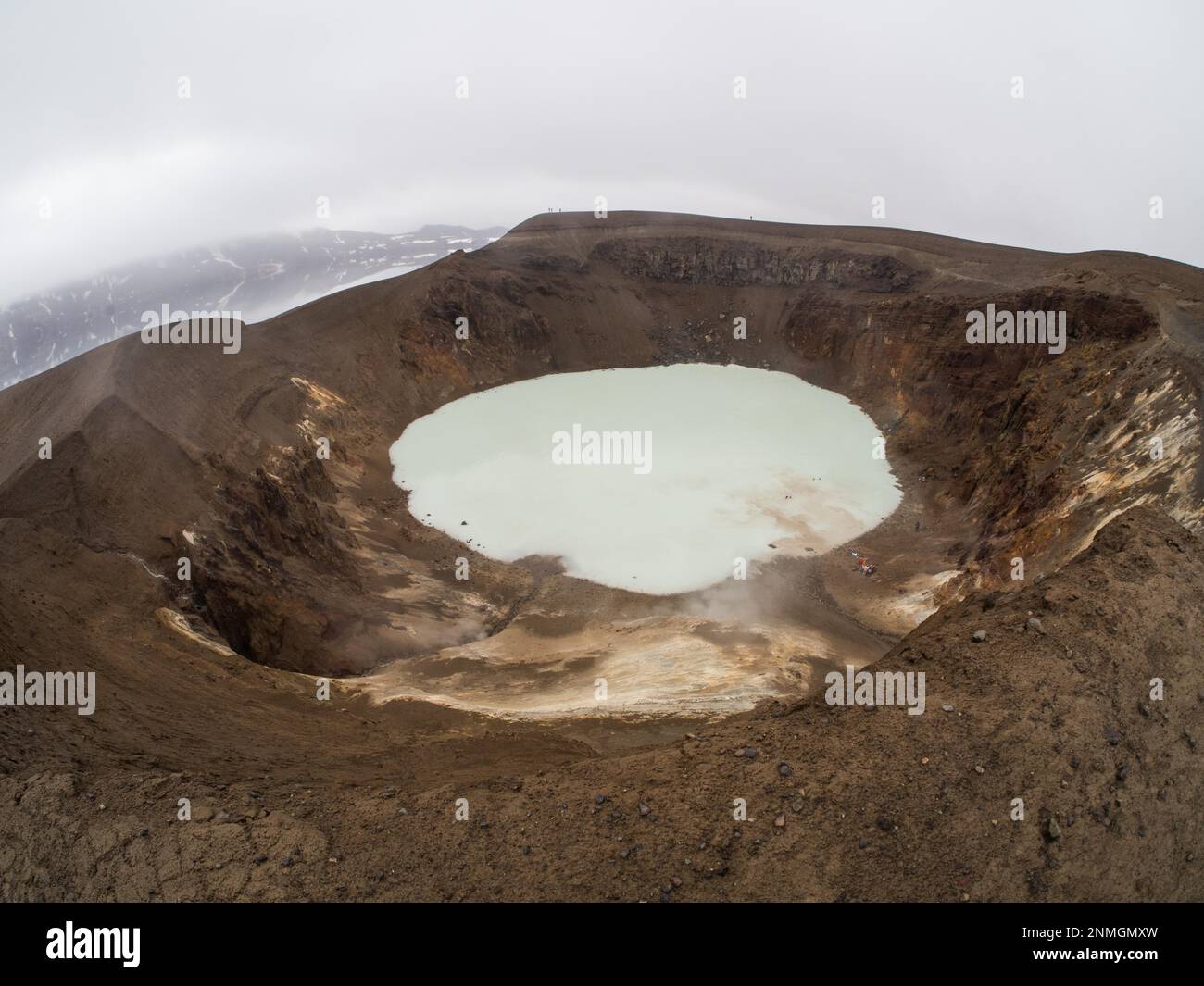 Viti-See am Vulkan Krafla, Norourland Eystra, Nordosten Islands, Nordosten Islands, Island Stockfoto