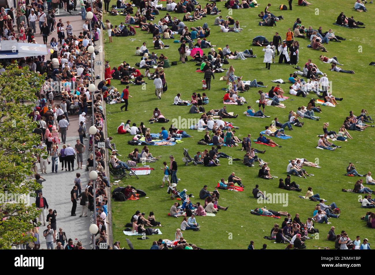 Japan Day, auf den Rheinwiesen am Rheinufer, Düsseldorf, Nordrhein-Westfalen, Deutschland Stockfoto