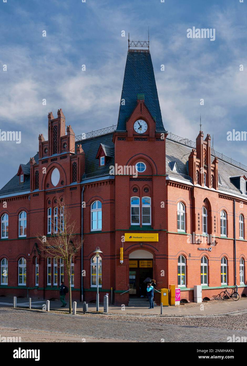 Stadtzentrum in Bergen, Rügen, Mecklenburg-Vorpommern, Deutschland Stockfoto