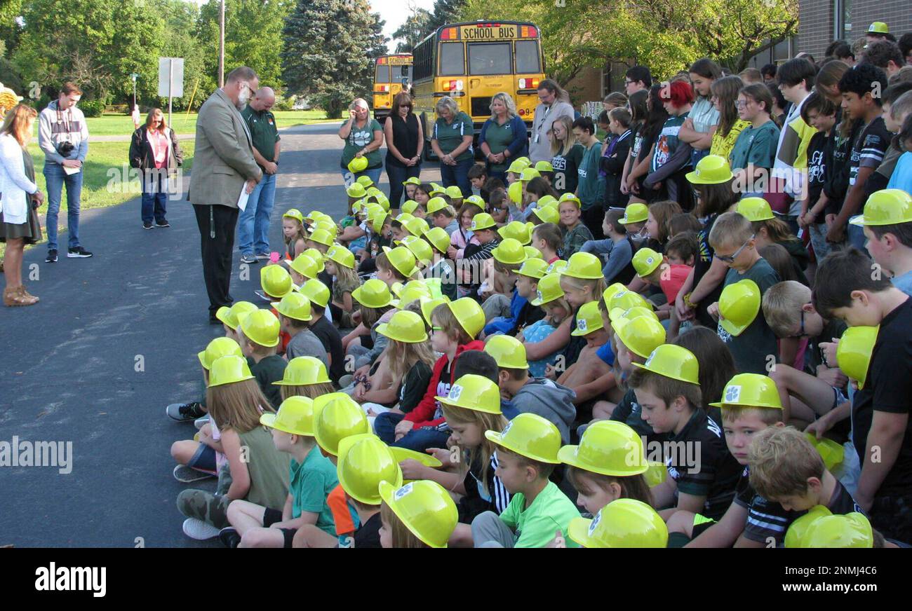 The 300plus students from LaCrosse High School and Wanatah School got