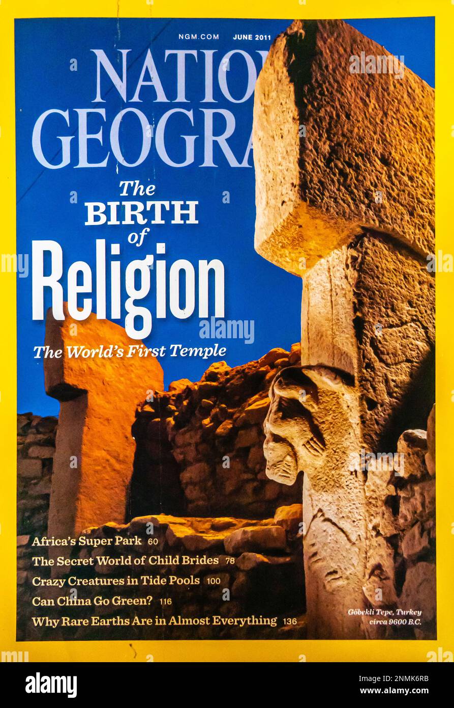 Ausgabe des Magazins National Geographic Juni 2011 Stockfoto