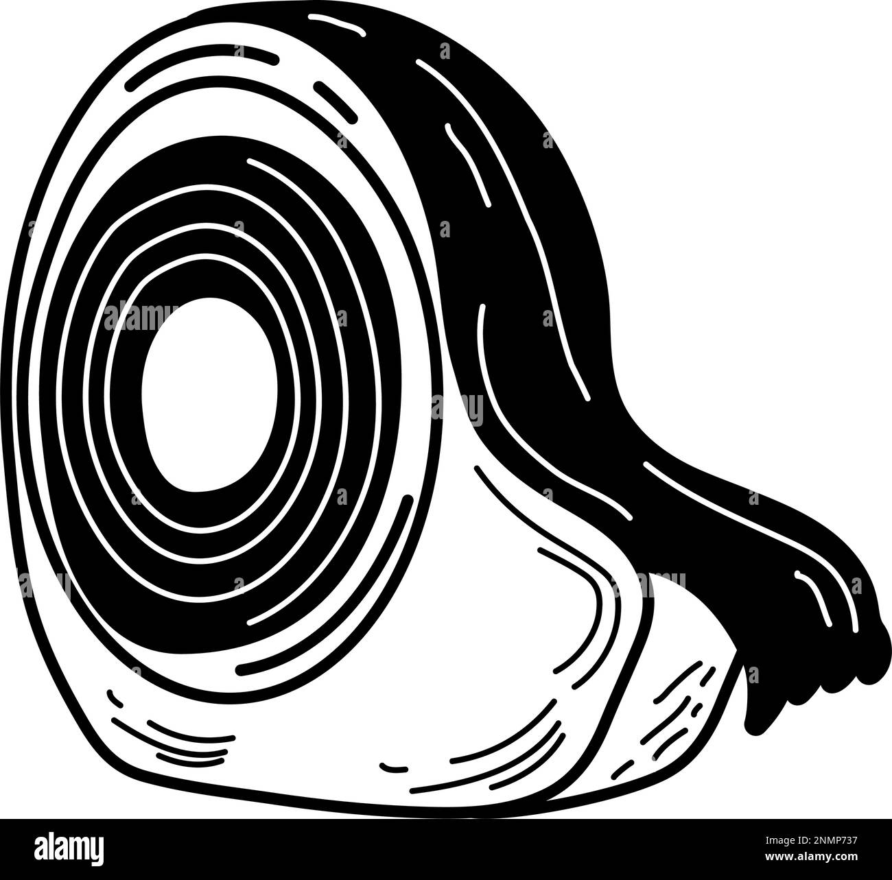 Klebeband-Lieferkritzel Stock Vektor