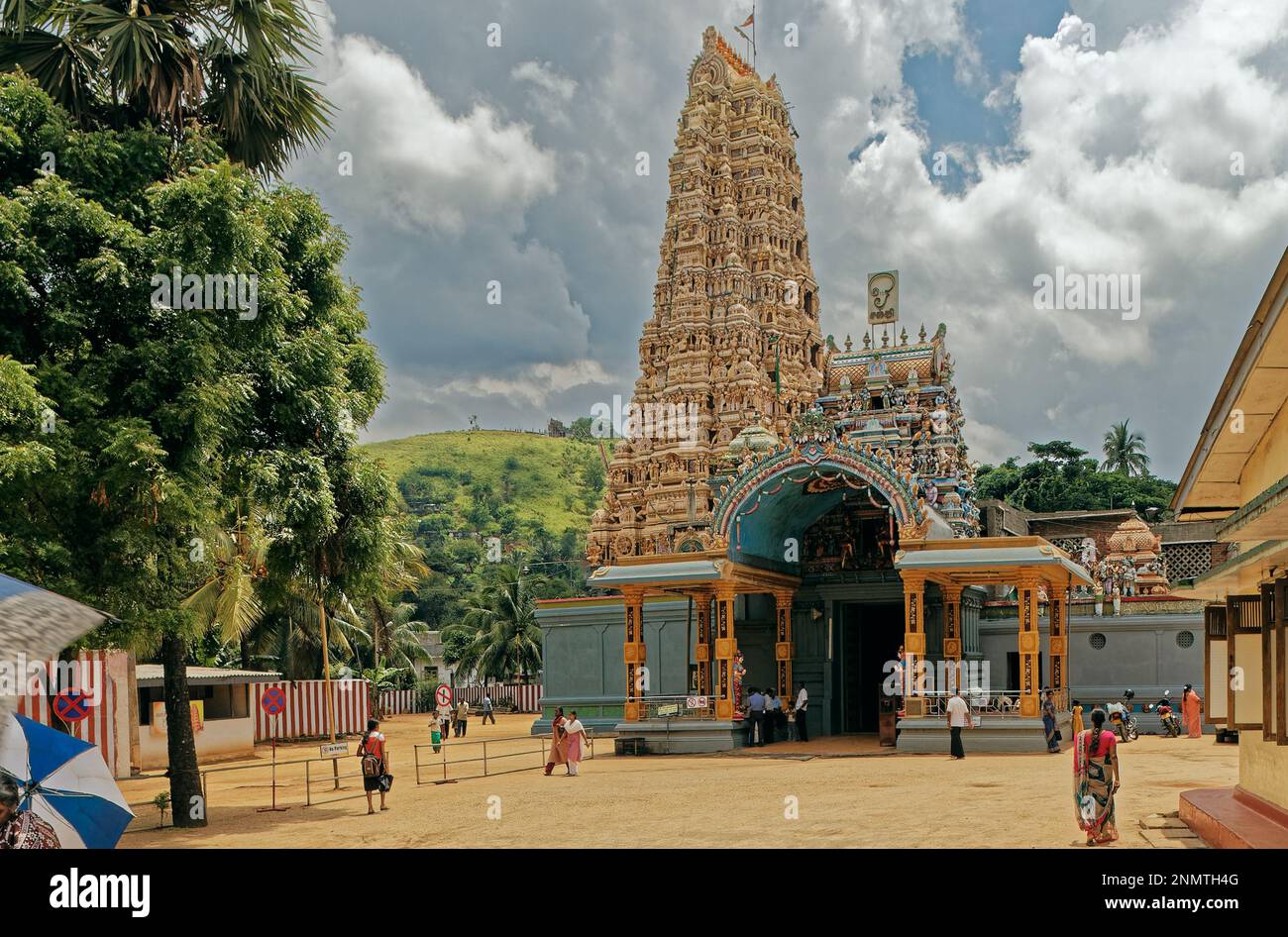 09 09 2007 Muthumariamman-Tempel oder Arulmigu Sri Muthumari Amman Kovil ist ein hindu-Tempel, der der Mariamman-Göttin in Matale, Sri Lanka, gewidmet ist Stockfoto