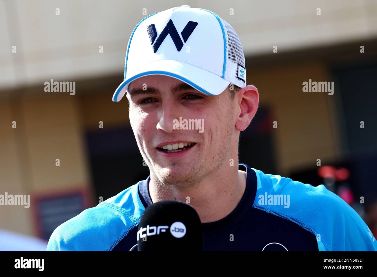 Sakhir, Bahrain. 25. Februar 2023 Logan SarSergeant (USA) Williams Racing. Formula One Testing, Day Three, Samstag, 25. Februar 2023. Sakhir, Bahrain. Kredit: James Moy/Alamy Live News Stockfoto