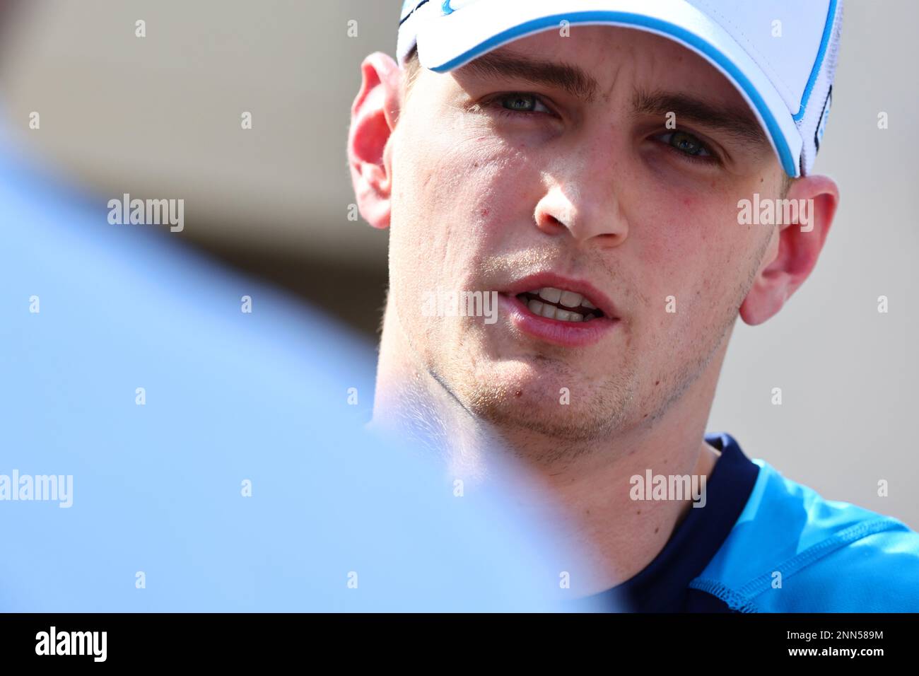 Sakhir, Bahrain. 25. Februar 2023 Logan SarSergeant (USA) Williams Racing. Formula One Testing, Day Three, Samstag, 25. Februar 2023. Sakhir, Bahrain. Kredit: James Moy/Alamy Live News Stockfoto