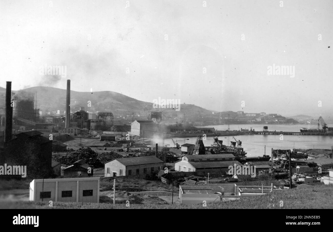 Piombino, Acciaieria, ILVA, Livorno, 1956 Stockfoto