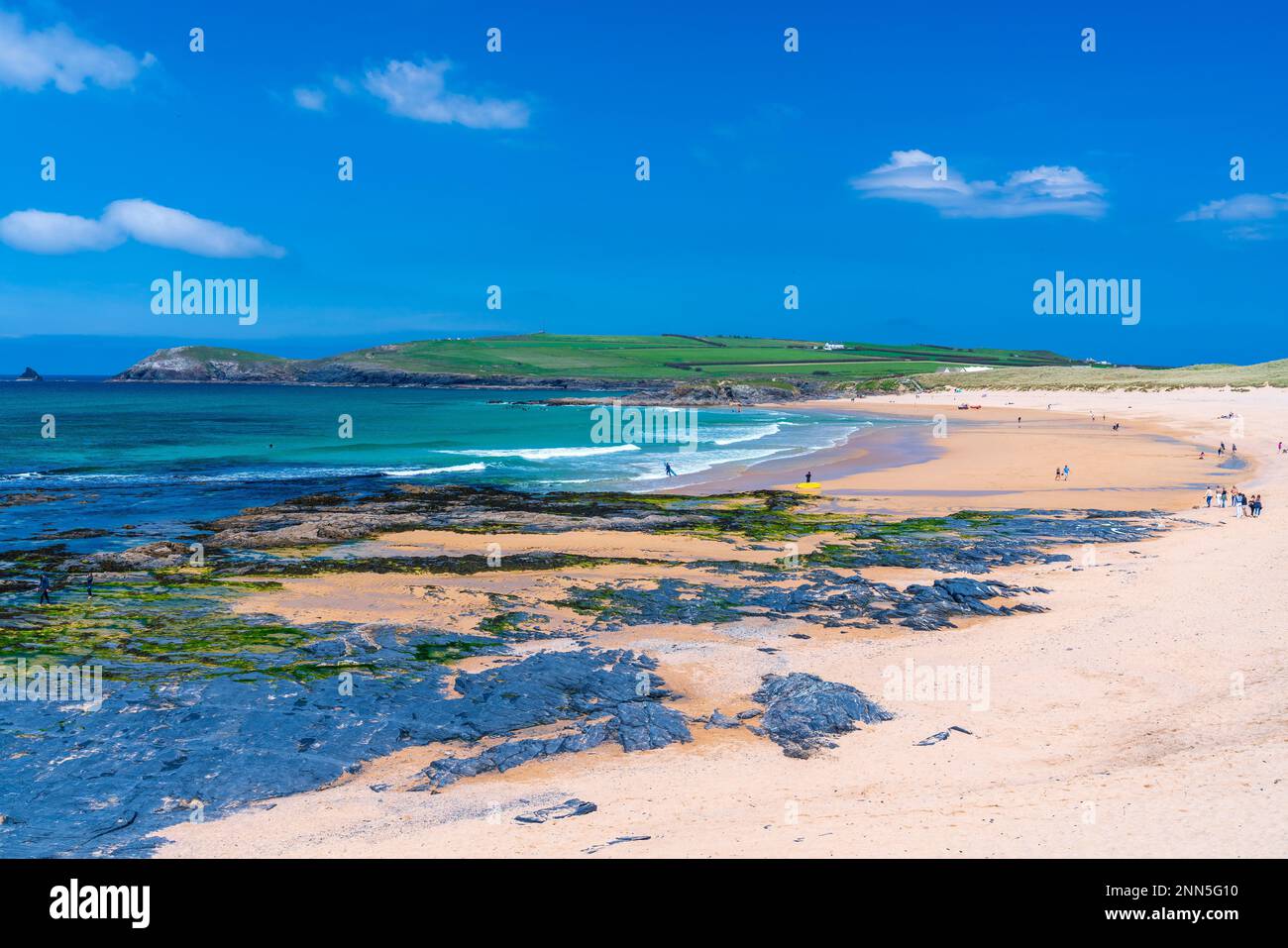 Constantine Bay, Trevose Head Heritage Coast, Padstow, Cornwall, England, Vereinigtes Königreich, Europa Stockfoto