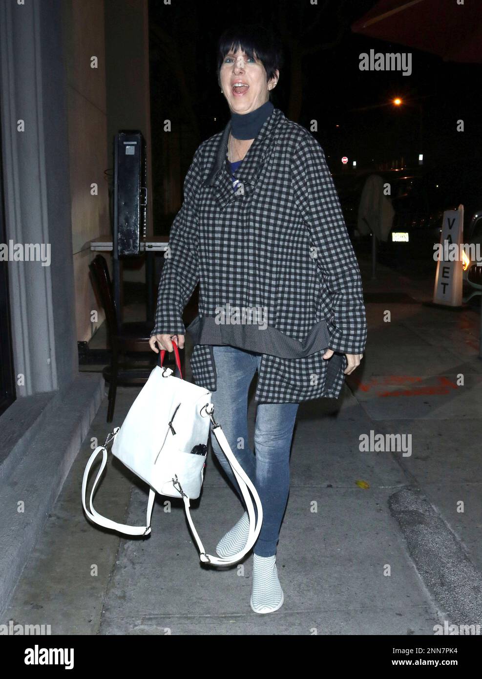 Photo by: zz/OGUT/STAR MAX/IPx 2020 1/14/20 Diane Warren is seen on January 14, 2020 outside Craig's Restaurant in West Hollywood, Los Angeles, California. Stockfoto