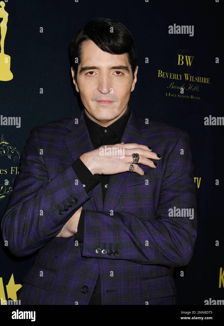 BEVERLY HILLS, KALIFORNIEN - FEBRUAR 24: David Dastmalchian nimmt an den HCA Film Awards 2023 der Hollywood Critics Association in Beverly Wilshire, A Fo, Teil Stockfoto