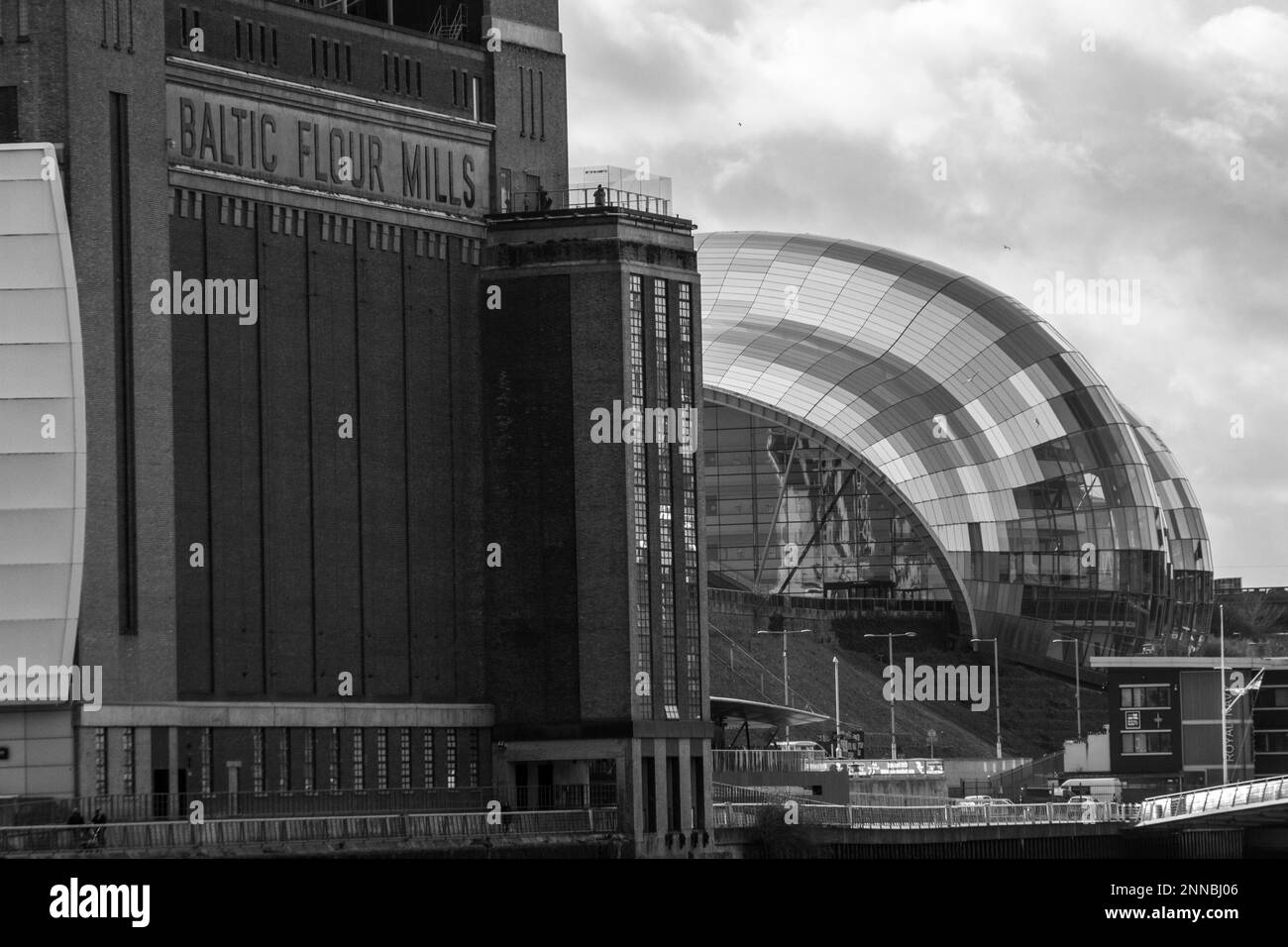 Das Glasshouse (früher der Salbei) wurde von der Newcastle Quayside übernommen Stockfoto