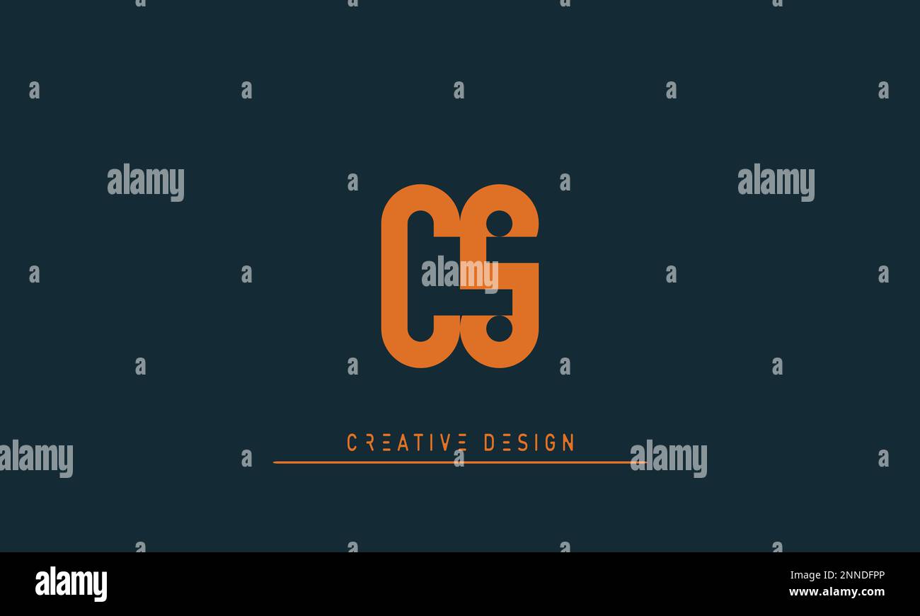 Alphabet Buchstaben Initialen Monogramm Logo CS , SC Stock Vektor