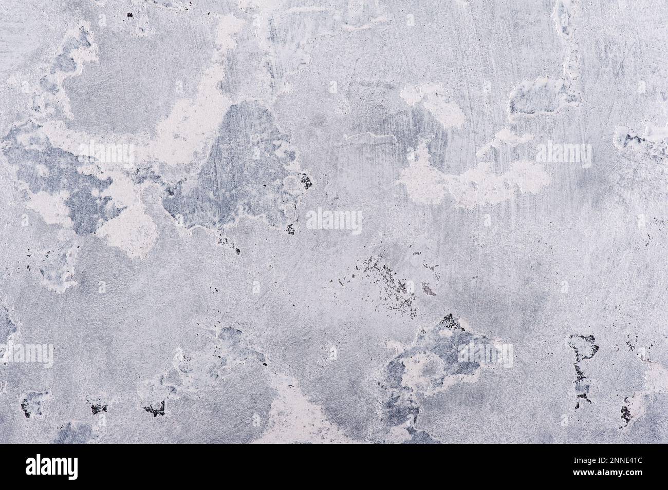 Abstrakte dunkle Textur. Verschmutzter Wandhintergrund oder Tapete mit Platz für Kopien. Grunge graue Textur mit Kratzern. Nahtlose Struktur mit grauem Grunge in Used-Optik Stockfoto