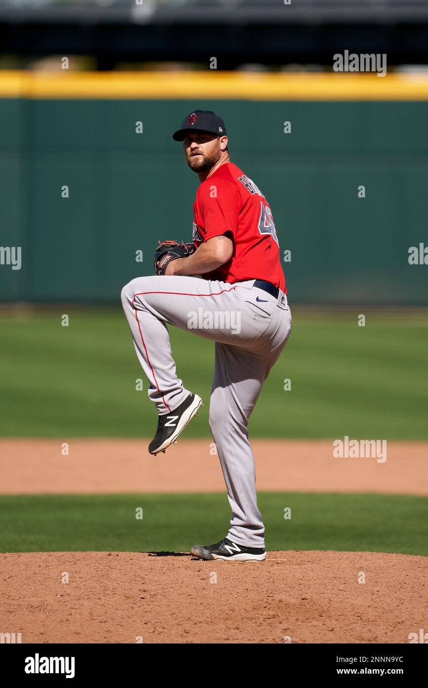 Boston Red Sox pitcher Colten Brewer (48) during a Major League Spring ...