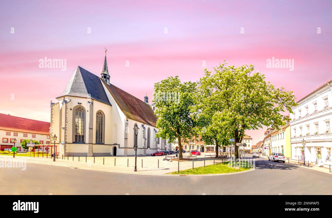 Kirche in Pegau, Sachsen, Deutschland Stockfoto