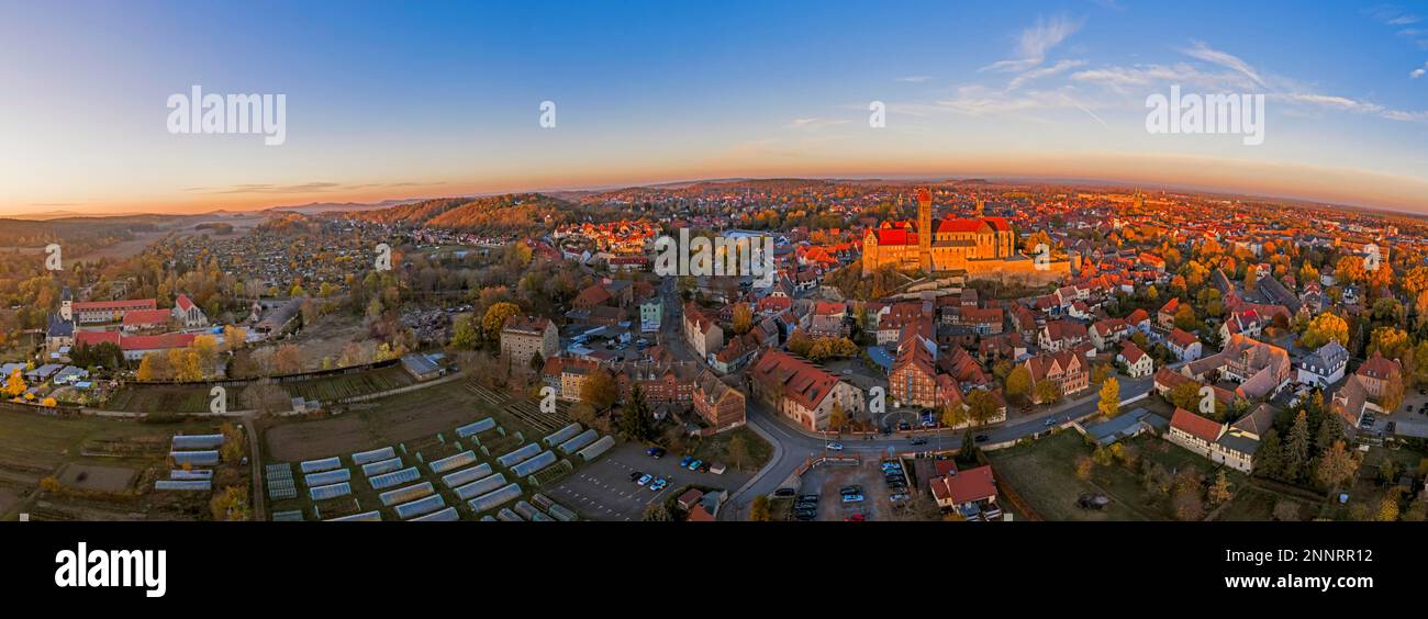 Bilder von Quedlinburg Harz Aerial Photography Stockfoto