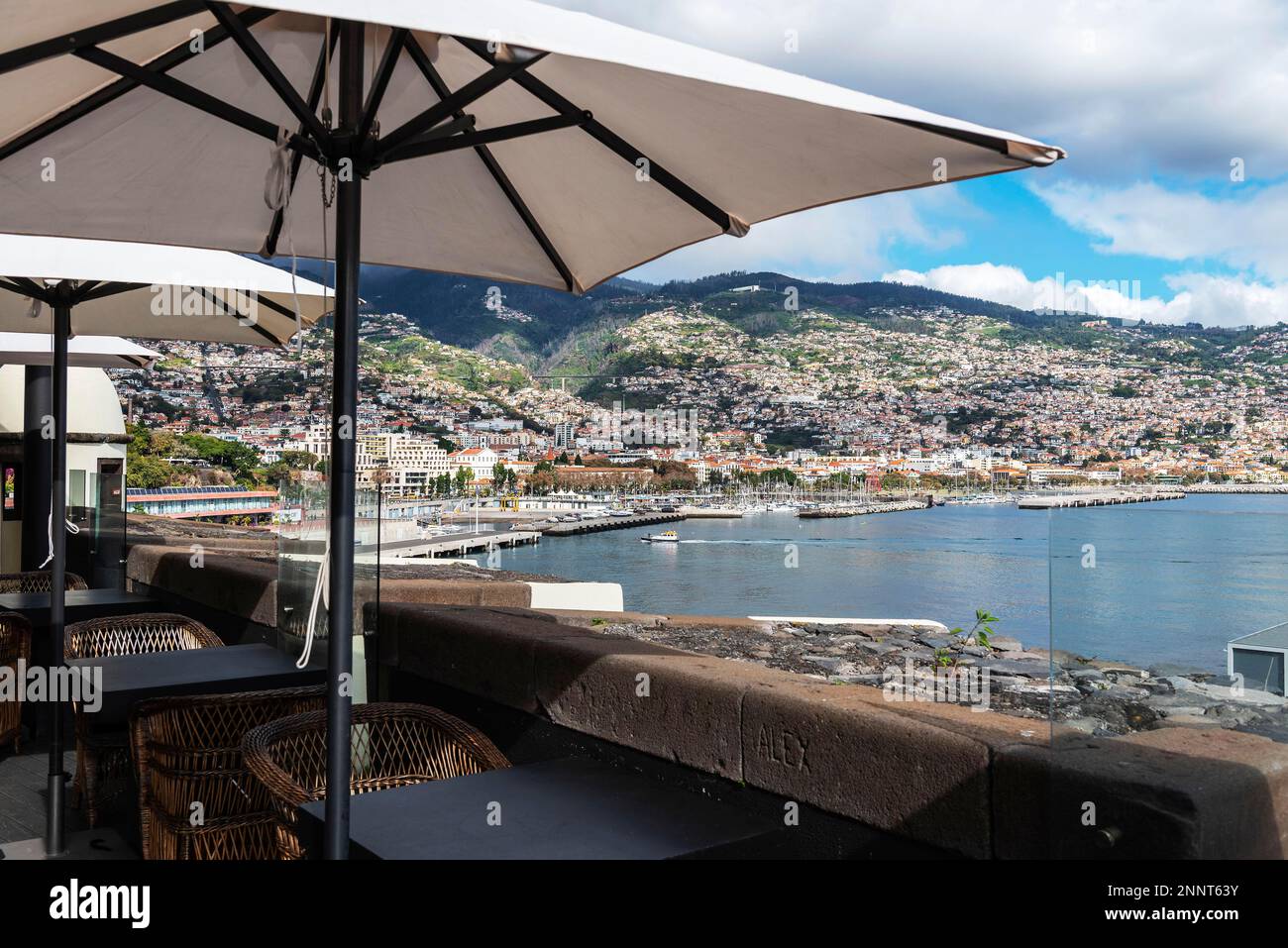 Restaurant, Funchal, Madeira, Portugal Stockfoto