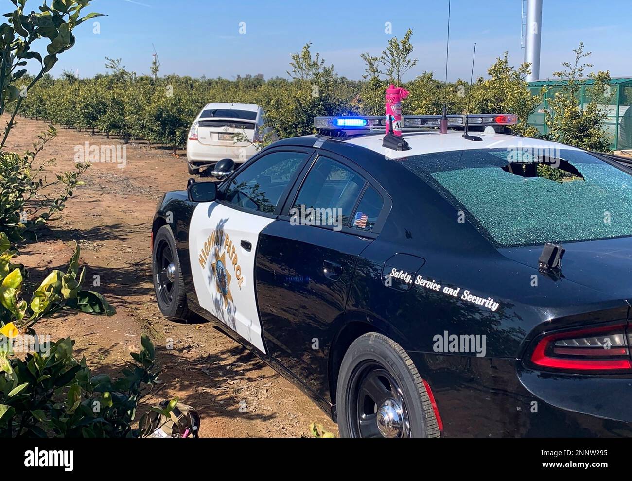 This photo provided by the Tulare County Sheriff's Office shows a shot ...