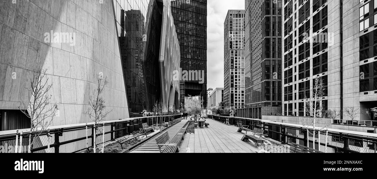 High Line, Hudson Yards, New York City, New York, USA Stockfoto