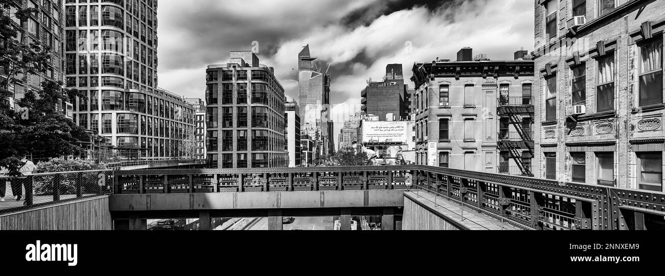 High Line, Hudson Yards, New York City, New York, USA Stockfoto