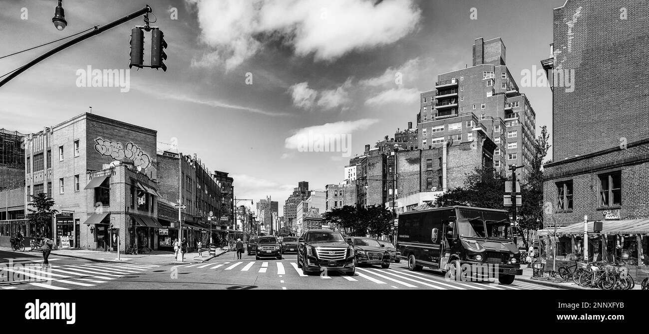 City Street, Greenwich Village, New York City, New York, USA Stockfoto