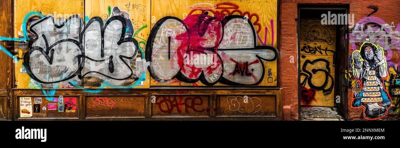 Graffiti, New York City, New York, USA Stockfoto