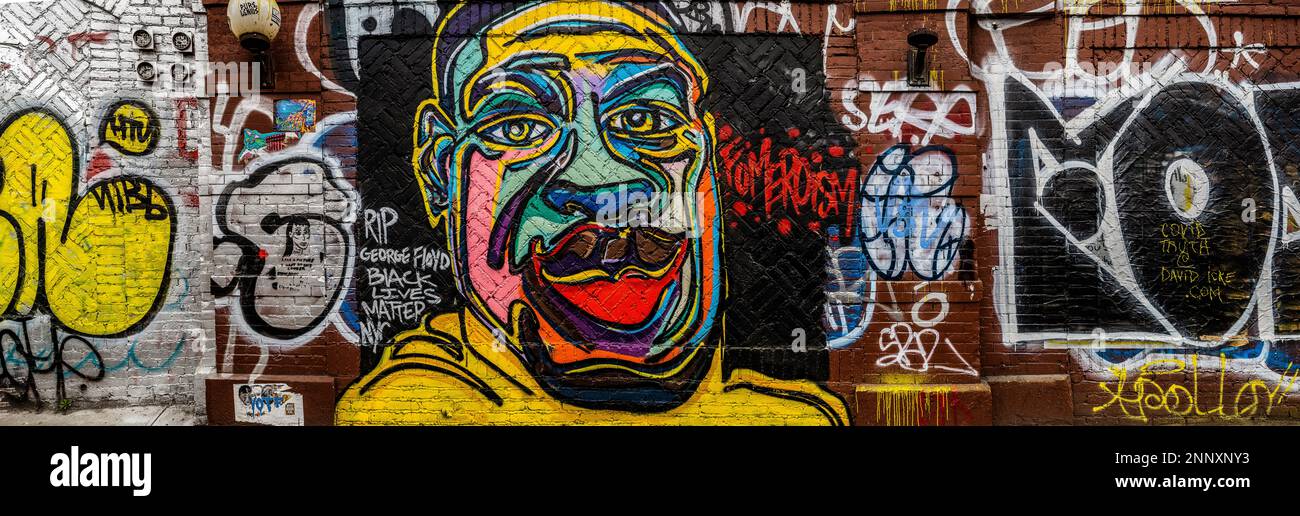 Graffiti, New York City, New York, USA Stockfoto