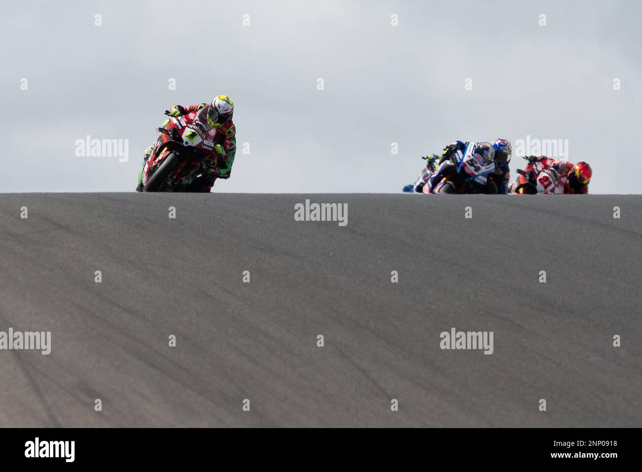 Phillip Island, Australien, 26. Februar 2023. Alvaro Bautista von ESP auf dem Aruba.IT Racing – Ducati Ducati während der FIM-Superbike-Weltmeisterschaft 2023 auf der Phillip Island Circuit am 26. Februar 2023 in Phillip Island, Australien. Kredit: Dave Hewison/Speed Media/Alamy Live News Stockfoto