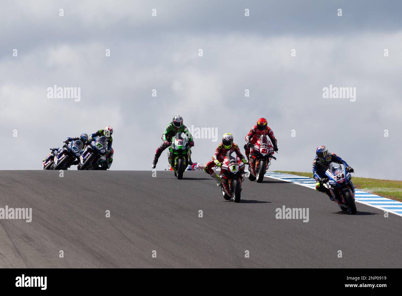 Phillip Island, Australien, 26. Februar 2023. Alvaro Bautista von ESP auf dem Aruba.IT Racing – Ducati Ducati während der FIM-Superbike-Weltmeisterschaft 2023 auf der Phillip Island Circuit am 26. Februar 2023 in Phillip Island, Australien. Kredit: Dave Hewison/Speed Media/Alamy Live News Stockfoto