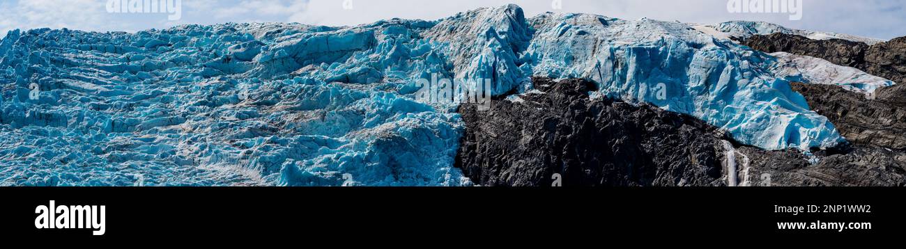 Marquette-Gletscher, Prinz William Sound, Alaska Stockfoto