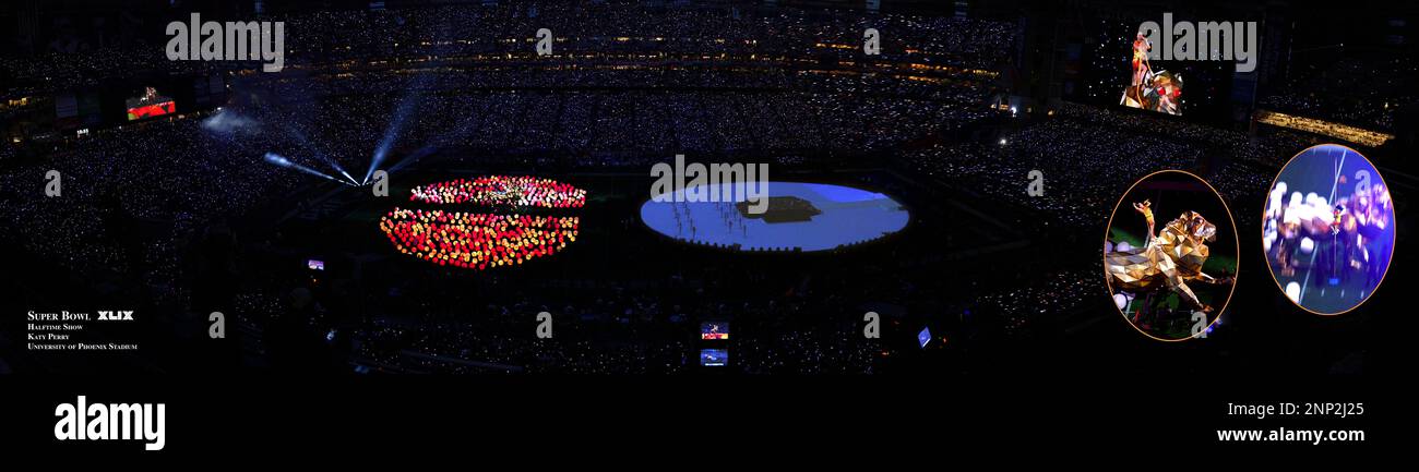 Super Bowl Game, University of Phoenix Stadium, Arizona, USA Stockfoto