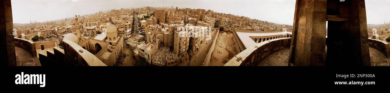 Blick vom Turm, Kairo, Ägypten Stockfoto