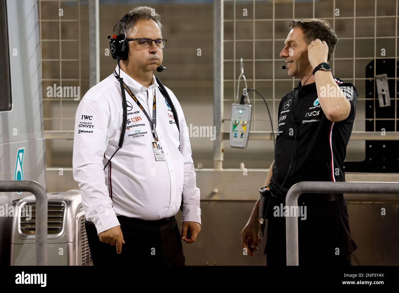 MEADOWS Ron, Sporting Director des Mercedes AMG F1 Teams, porträtiert während der Formel 1 Aramco-Vorsaison-Tests 2023 der FIA Formel 1-Weltmeisterschaft 2023 vom 23. Bis 25. Februar 2023 auf der Bahrain International Circuit in Sakhir, Bahrain – Foto-DPPI Stockfoto