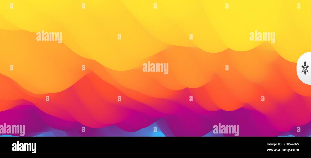 Zusammenfassung Hintergrund mit dynamischen Wirkung. Kreatives Design mit lebhaften Gradienten. 3D-Vektor Illustration. Stock Vektor